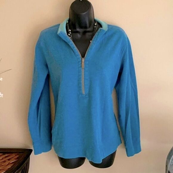 Tommy Bahama Reversible Pull Over Sweatshirt Top Size Small - Picture 3 of 6